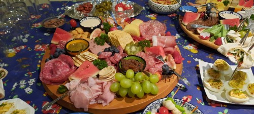 Adventsborrel buffet